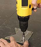Drill bit starter template