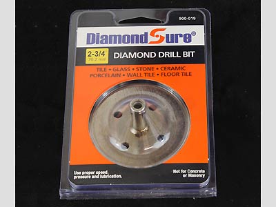 2-3/4 Inch Diamond Drill Bit for Glass-Tile