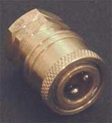 Brass Female 1/4" Coupler