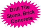 Drill Tile Stone Concrete