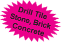 2-1/4 Inch Sintered Diamond Drill Bit Burst