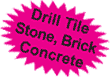 6mm Tile Drill Bit Burst